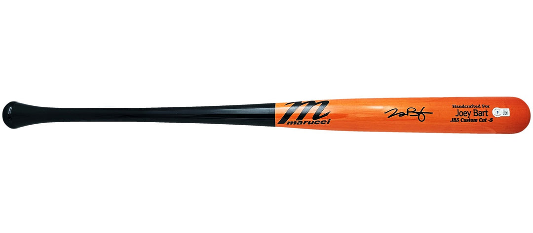 Joey Bart Signed Orange Marucci Player Model Bat San Francisco Giants Beckett