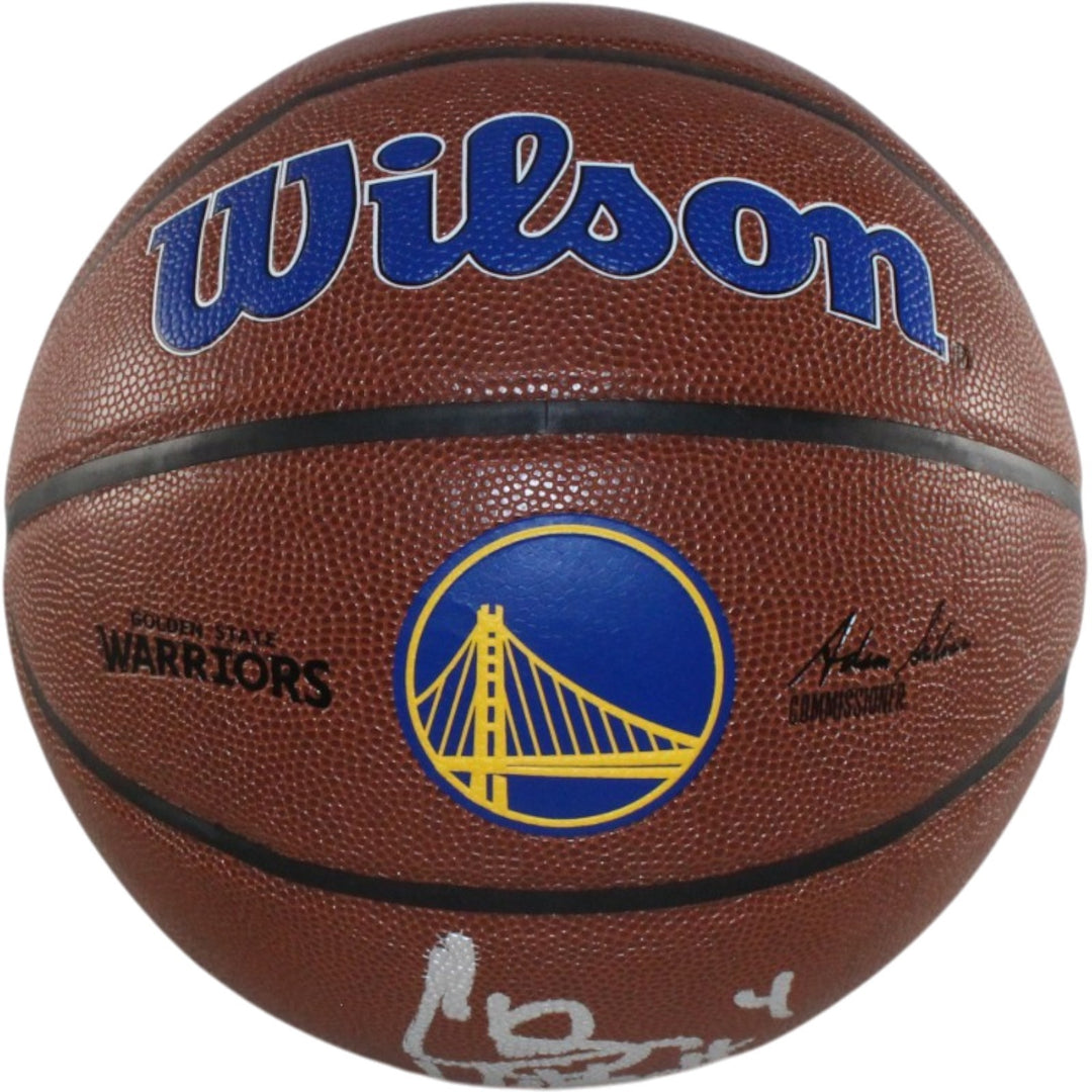Chris Webber Autographed Golden State Warriors Logo Basketball Fanatics 57138