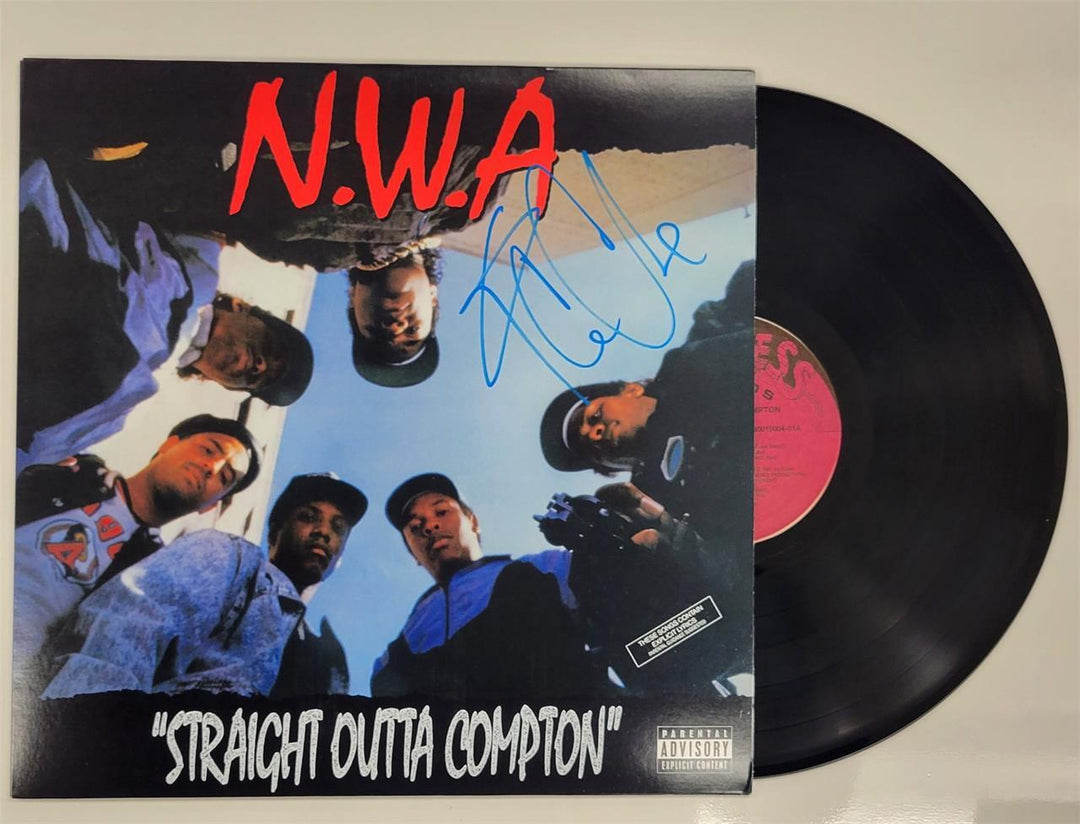 Ice Cube signed vinyl NWA Straight Outta Compton record album LP (B) BAS Beckett