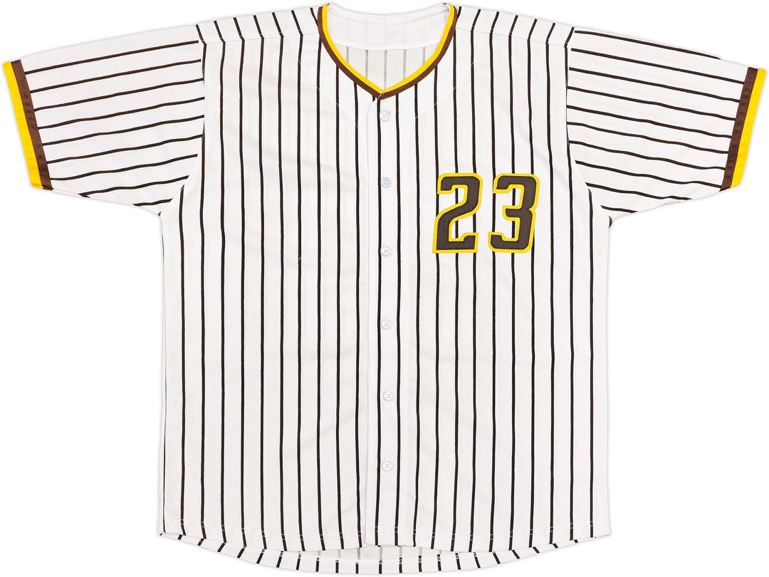San Diego Padres Fernando Tatis Jr. Signed White Pinstripes Jersey Beckett Wit