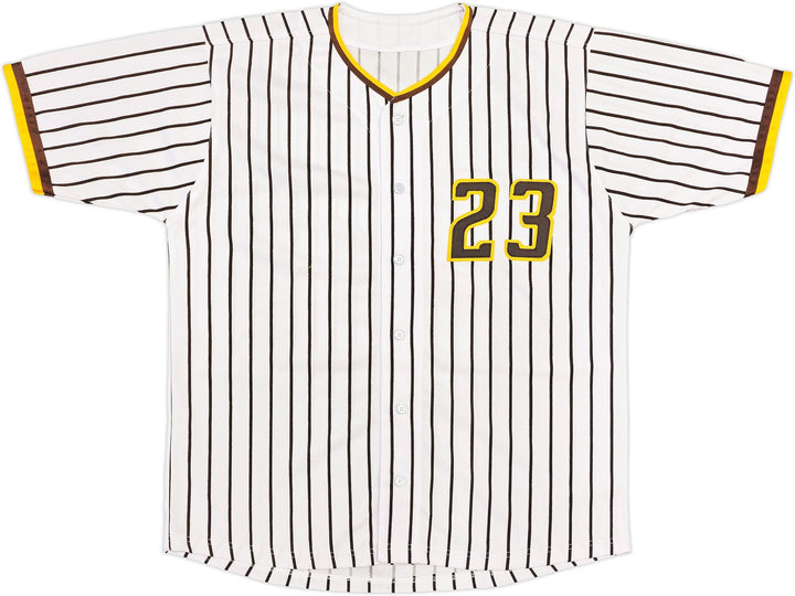 San Diego Padres Fernando Tatis Jr. Signed White Pinstripes Jersey Beckett Wit