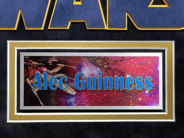 Alec Guinness Autographed Star Wars Obi-Wan Kenobi 8x10 Photo Framed JSA Signed