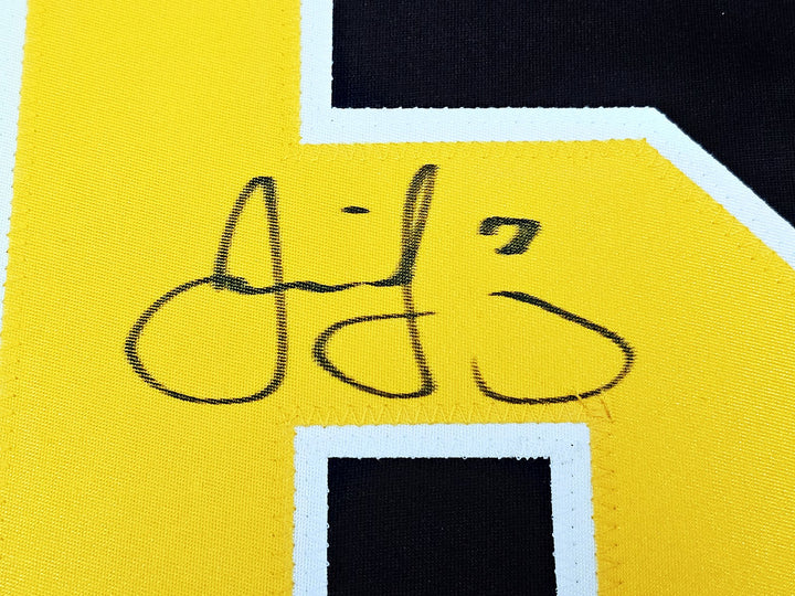 Pittsburgh Penguins Jaromir Jagr Signed Black & Yellow Jersey Beckett Witness