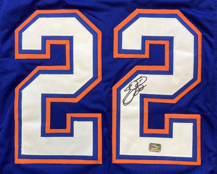 Emmitt Smith Florida Signed Blue Football Jersey Prova Hologram