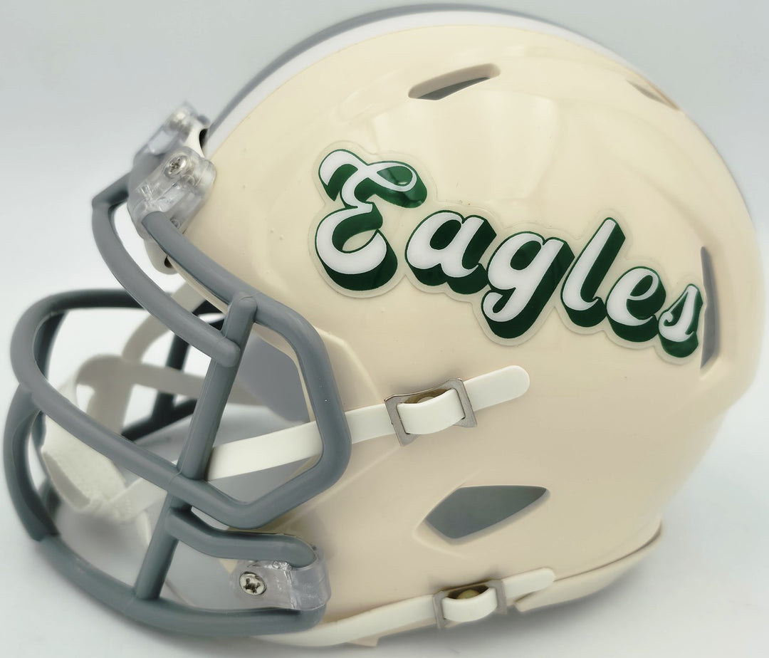 Michael Vick Signed Philadelphia Eagles Cream Retro Speed Mini Helmet