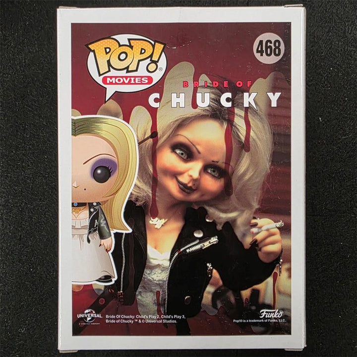 Jennifer Tilly signed Bride of Chucky Tiffany Funko Pop! 468 YLW autograph JSA