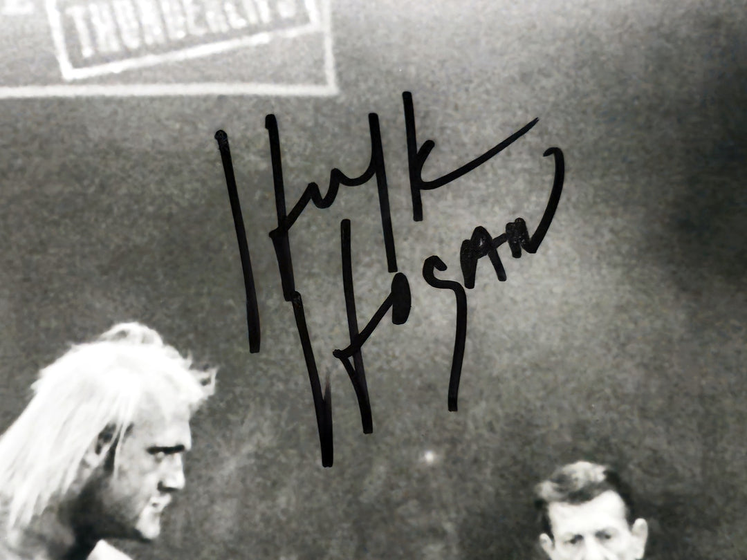 Hulk Hogan Autographed Signed 16x20 Photo WWE Rocky III 3 Beckett BAS QR