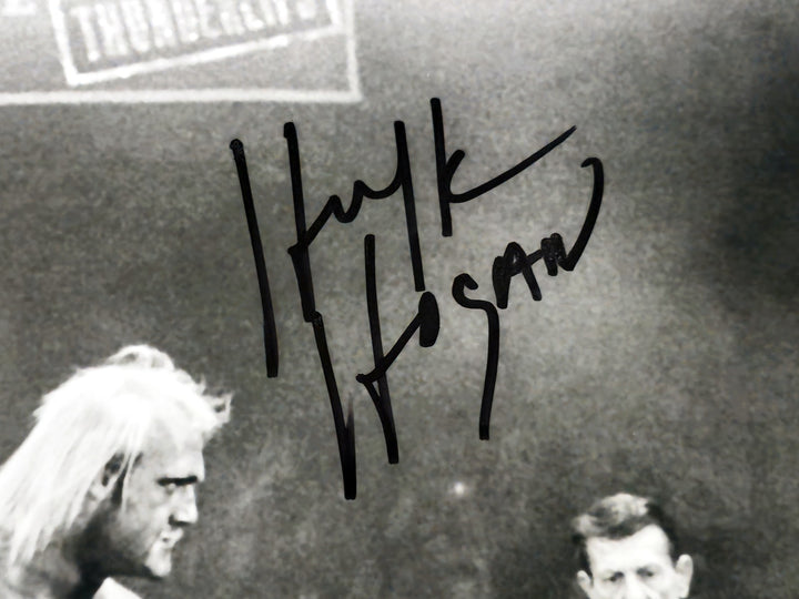 Hulk Hogan Autographed Signed 16x20 Photo WWE Rocky III 3 Beckett BAS QR