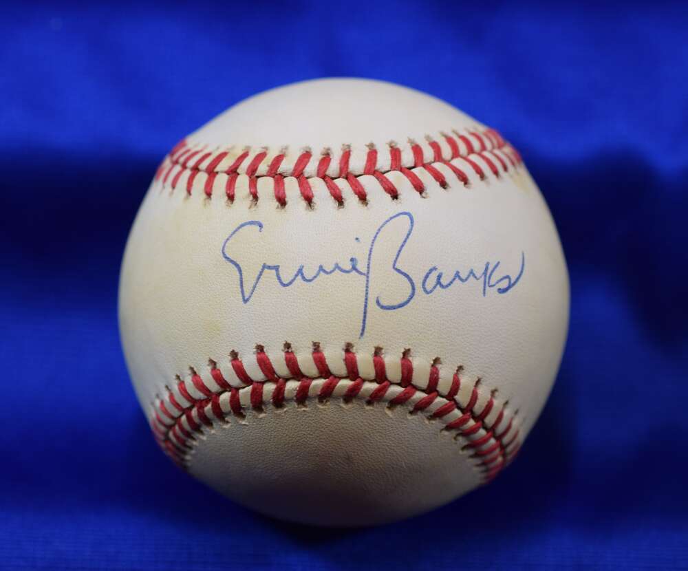 Ernie Banks PSA DNA Autograph National League Signed Baseball