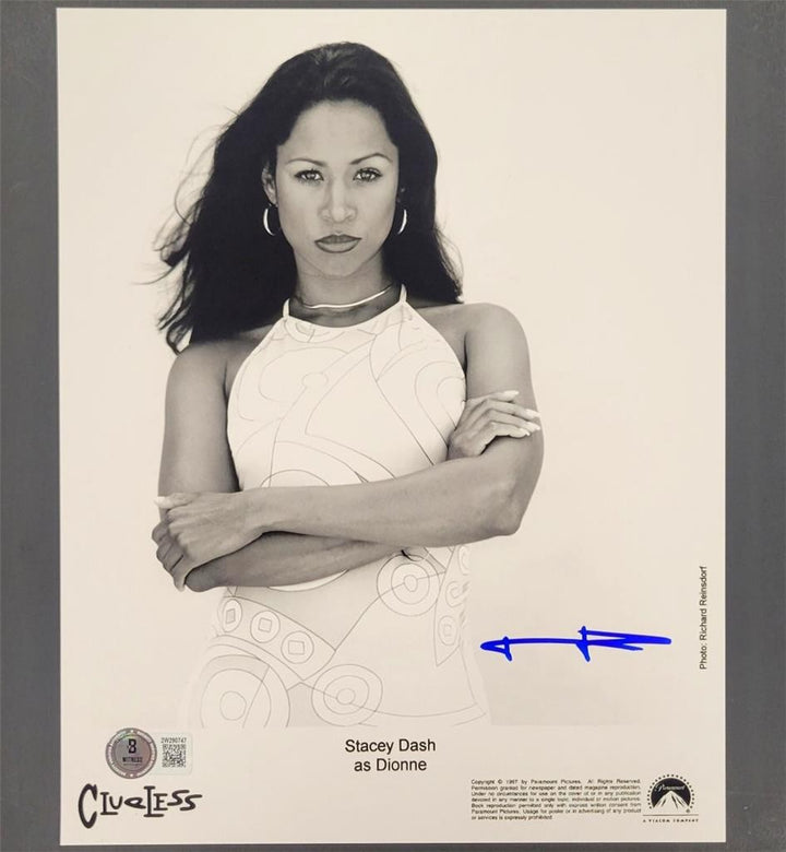 Stacey Dash signed Clueless 8x10 photo Dionne actress autograph ~ Beckett BAS
