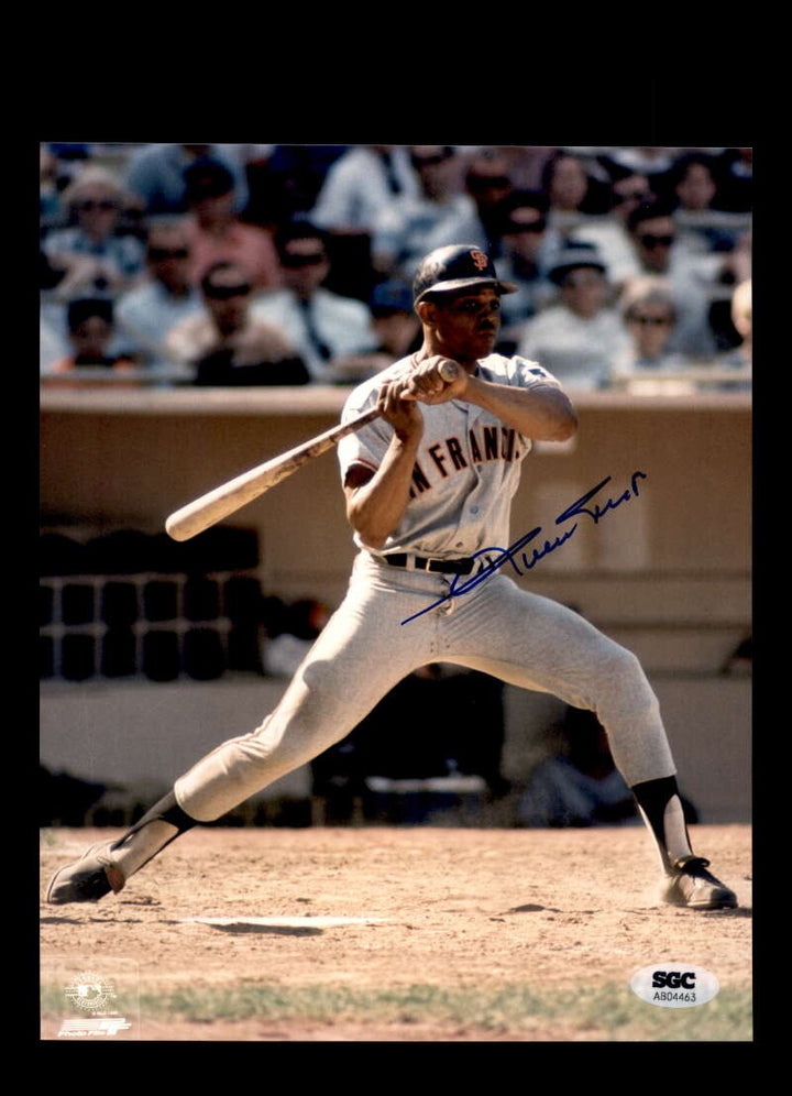 Willie Mays SGC Coa Signed 8x10 Photo Autograph Giants