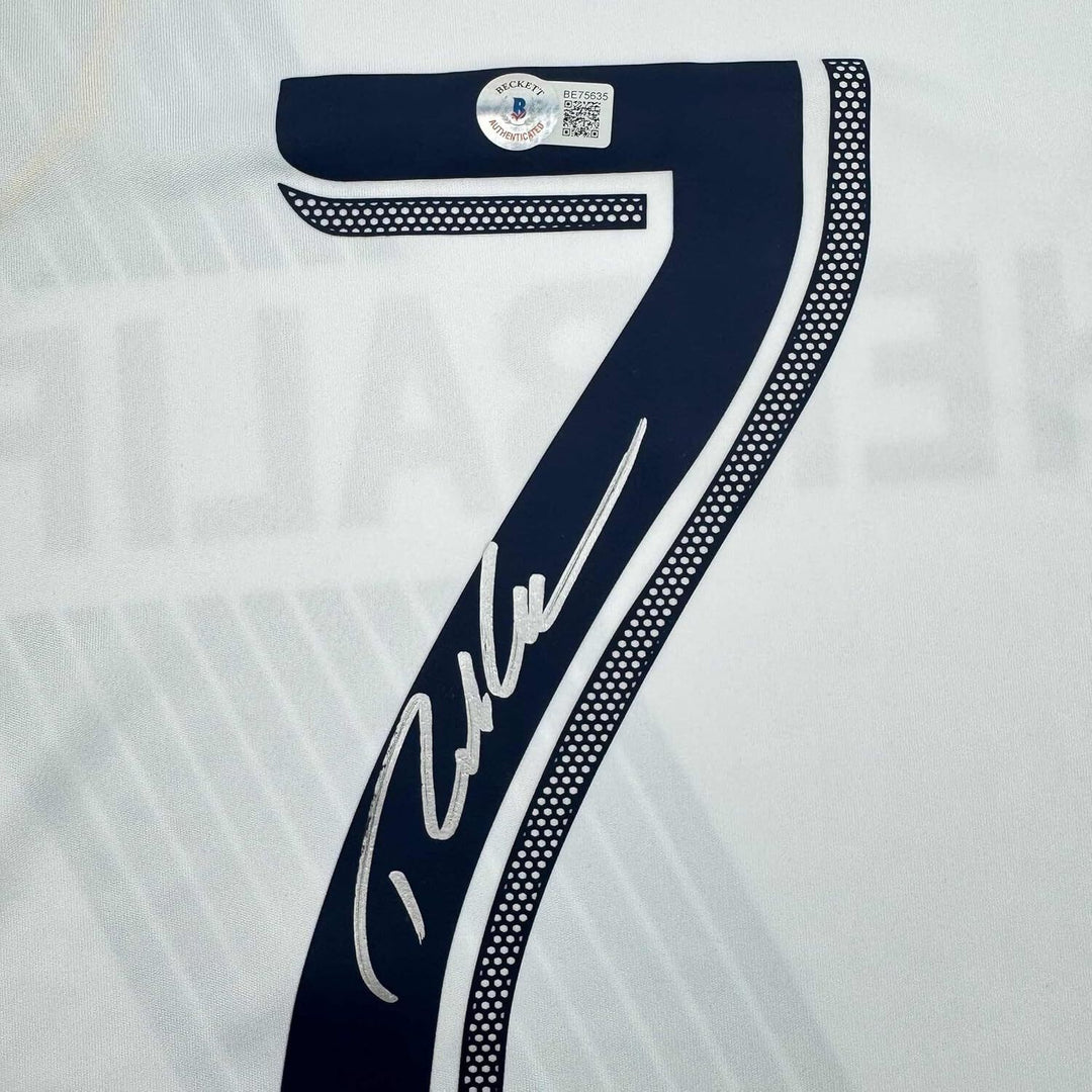 Framed Autographed/Signed Robbie Keane 35x39 LA Galaxy White Jersey Beckett COA