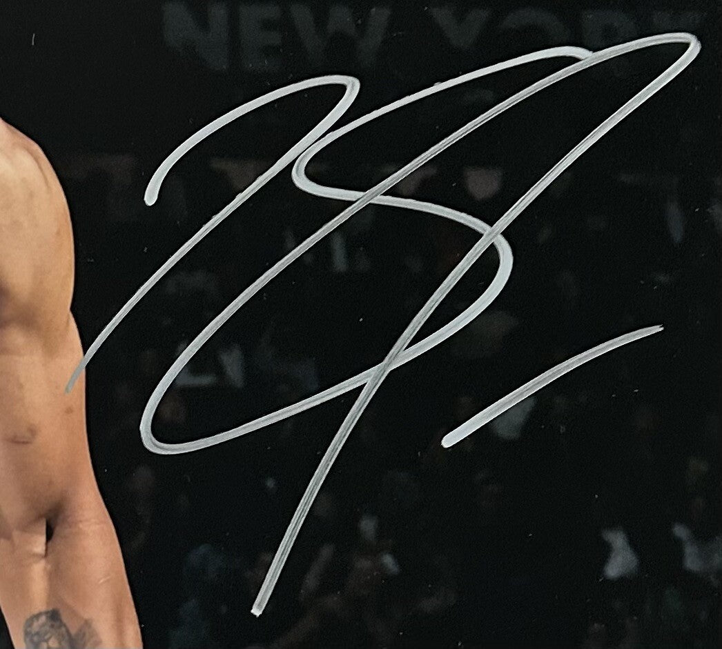 Karl Anthony Towns Signed 16x20 Framed Scream Photo NY Knicks Auto Fanatics COA