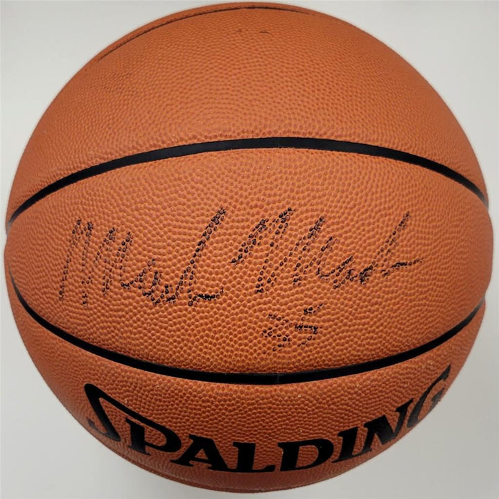 Mark Madsen signed NBA Official Spalding Game Ball Basketball Lakers Beckett BAS
