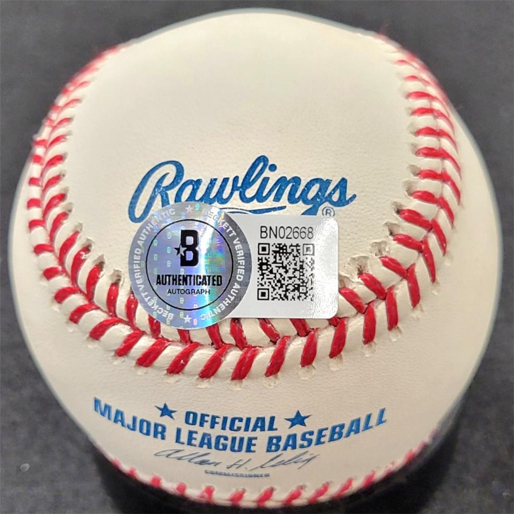 Willson Contreras signed "Go Cubs" MLB Baseball autograph auto ~ Beckett BAS