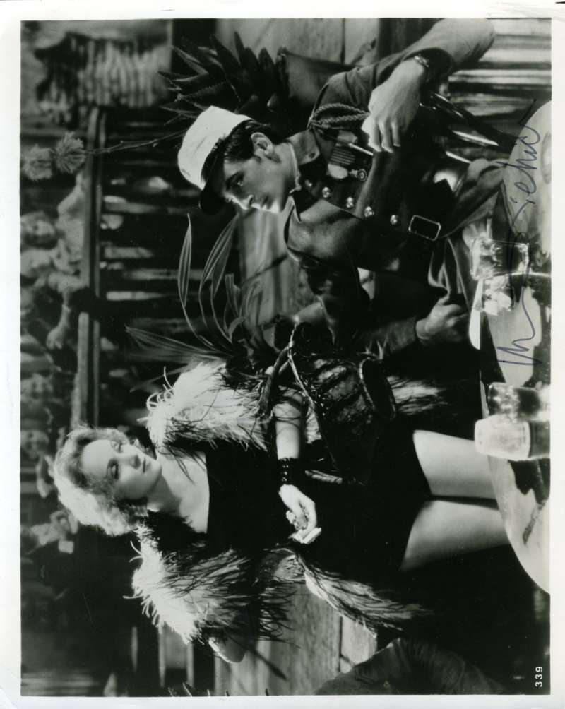 Marlene Dietrich Jsa Cert Autograph 8x10 Hand Signed Photo Authenticated