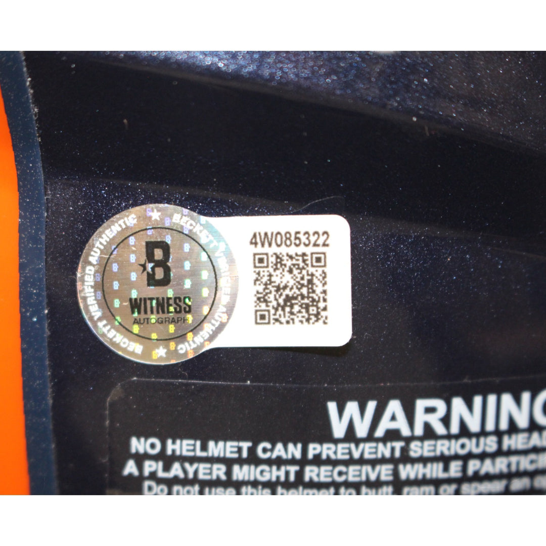 Von Miller Autographed Denver Broncos Authentic TB Helmet SB MVP Beckett W 54731