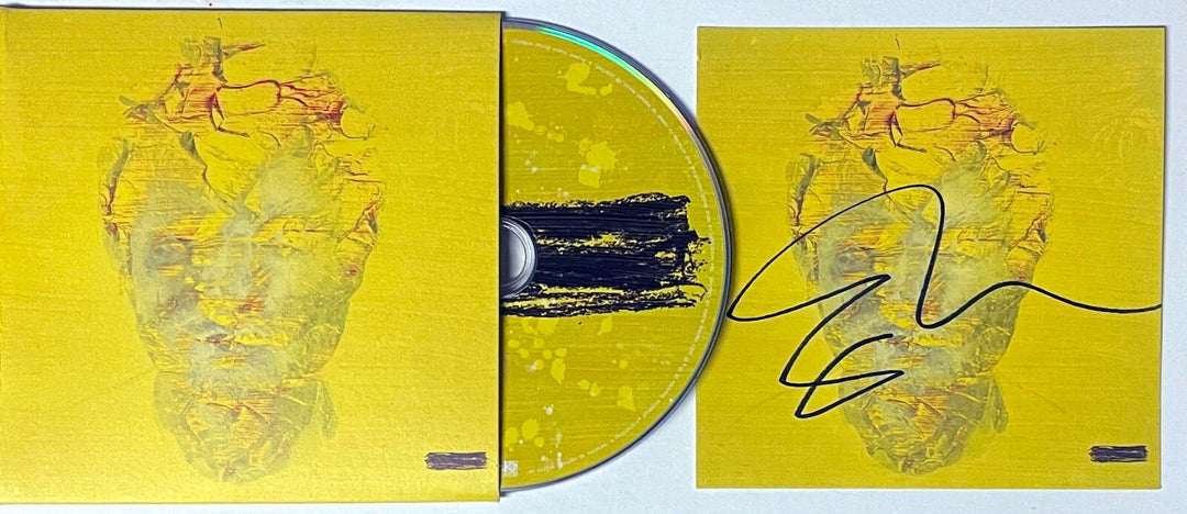 Ed Sheeran signed 2023 Subtract Art Card/Book/CD- COA (Eyes Closed/Boat)