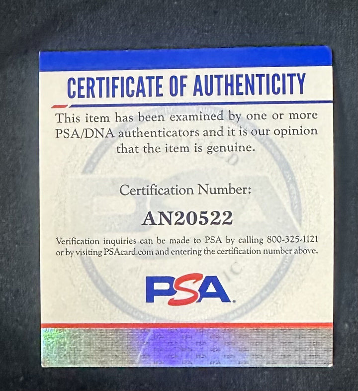 Willie Mays Signed Official NL Baseball NY SF Giants Clean Dark Auto PSA COA HOF