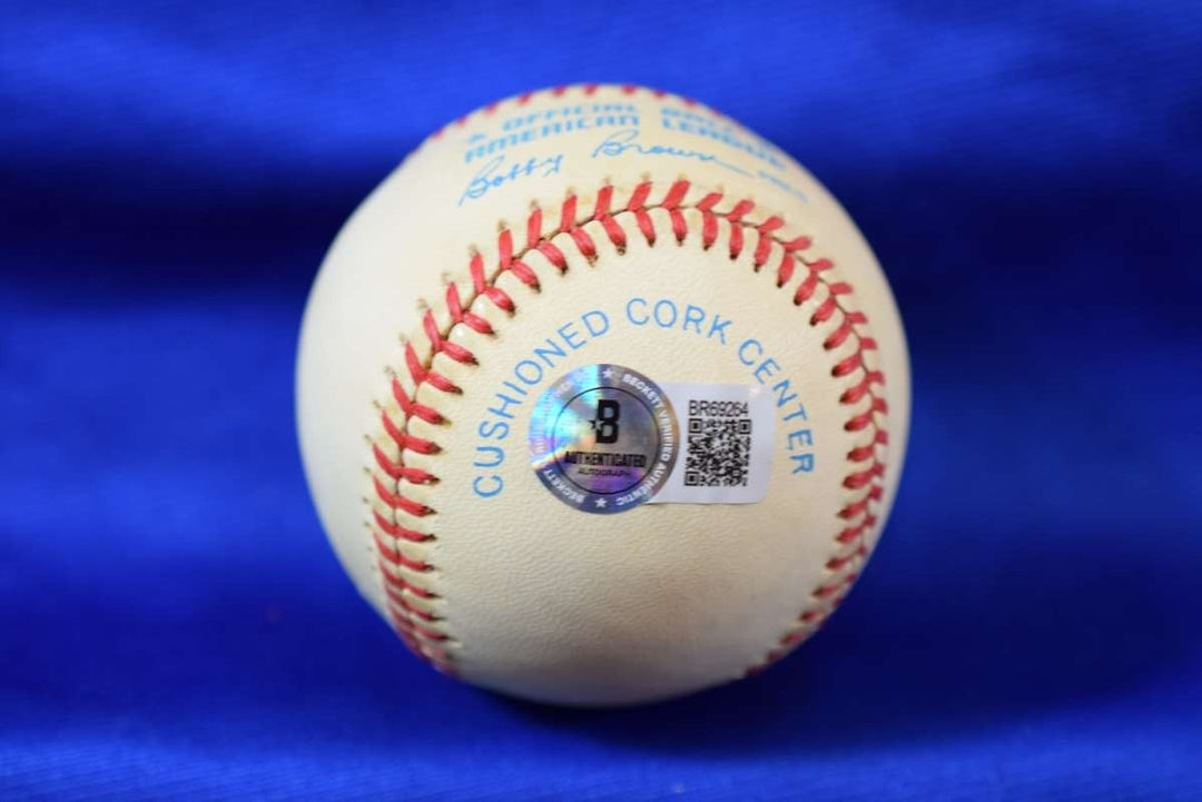 Whitey Ford Beckett BAS COA Autograph OAL American League Signed Baseball