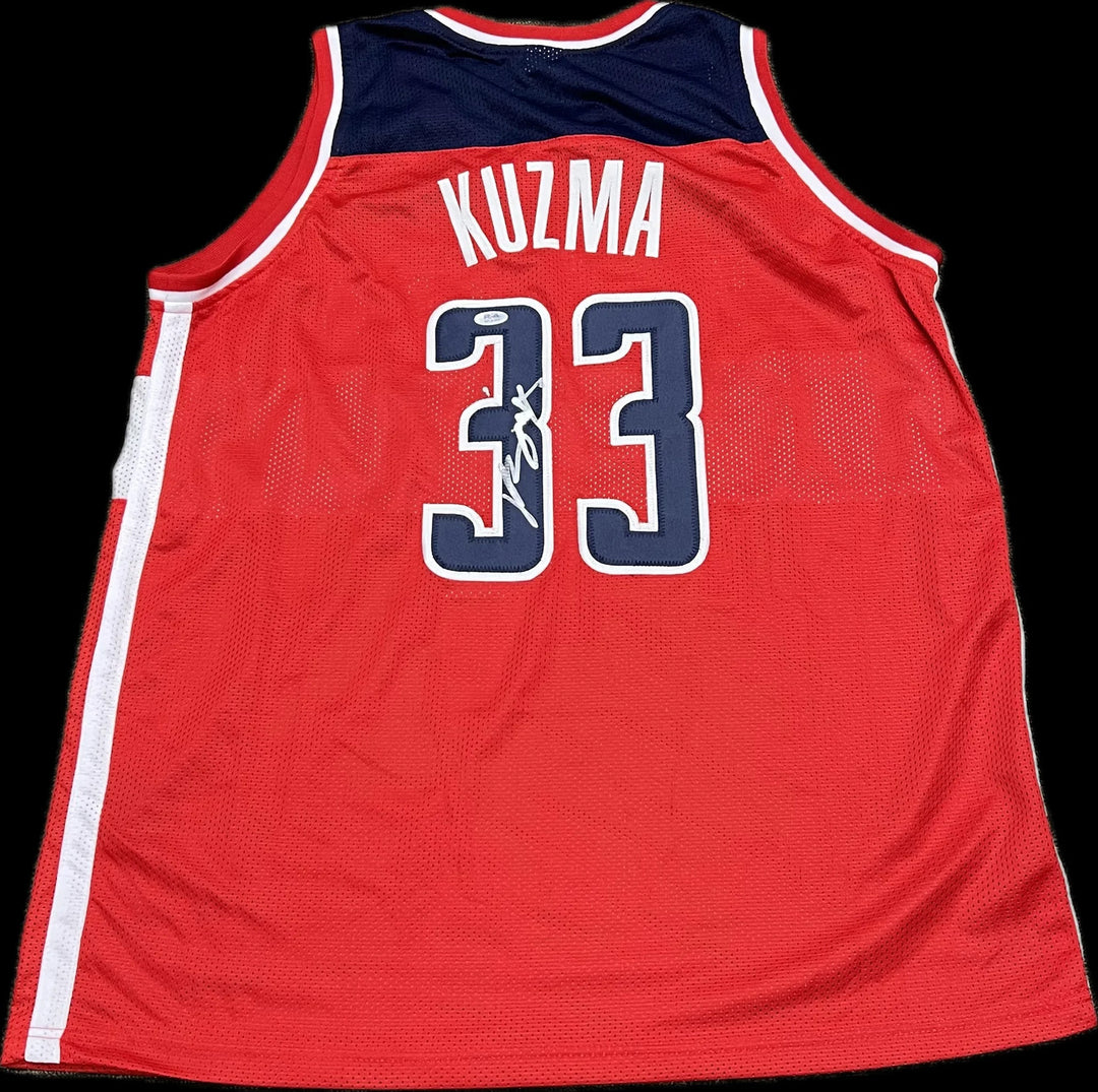Kyle Kuzma Signed Jersey PSA Washington Wizards Autographed