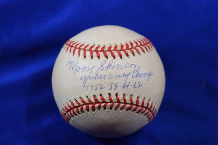 Moose Skowron PSA DNA American League Signed Baseball World Champs 56 58 61 62