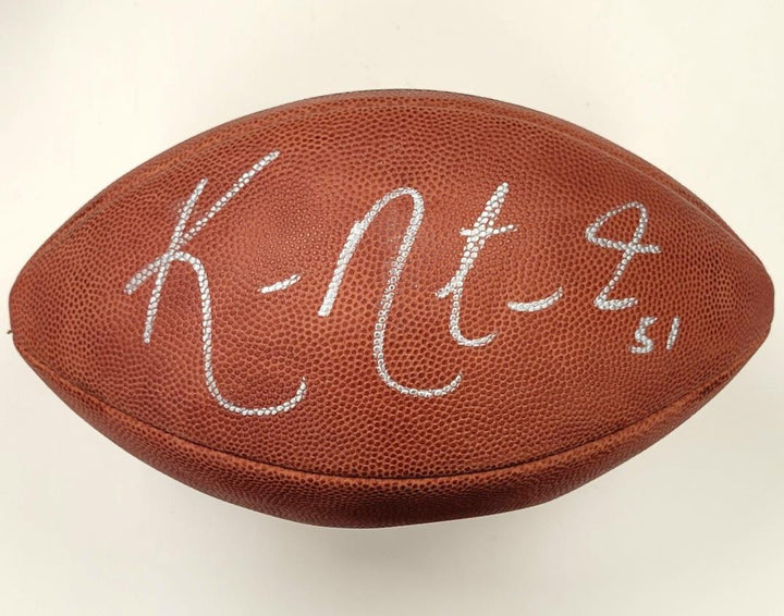 Ken Norton Jr. signed Official Wilson NFL Football 49ers autograph ~ Beckett BAS
