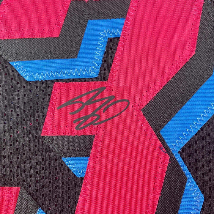 Facsimile Autographed Shaquille O'Neal Miami Black Vice Reprint Jersey Men's XL