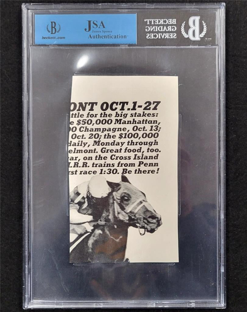 Whitey Ford signed New York Yankees 3.5x5.5 newspaper photo autograph ~ Beckett