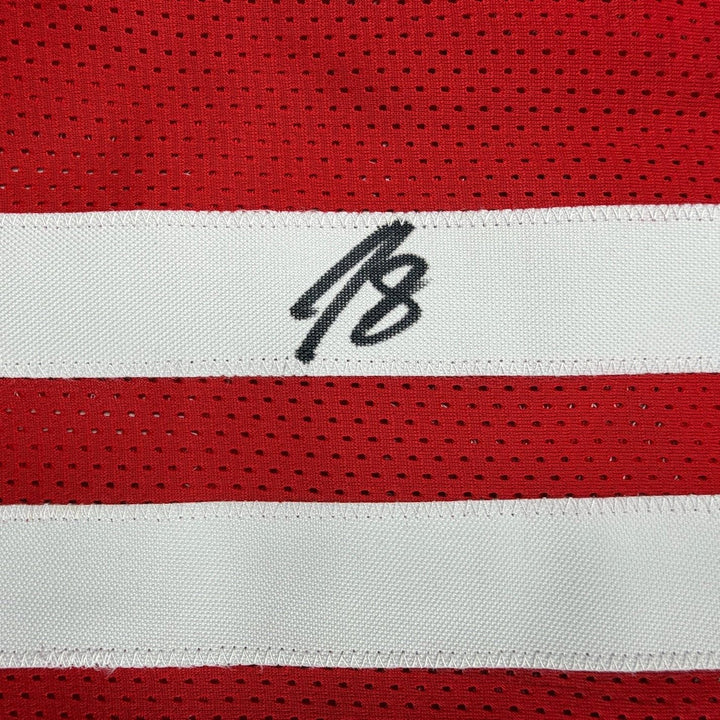 Framed Autographed/Signed Jabari Smith Jr. 35x39 Houston Jersey Tristar COA