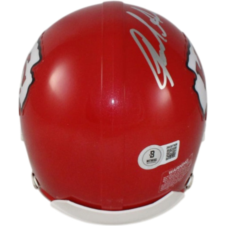 Jared Allen Autographed Kansas City Chiefs VSR4 Mini Helmet HOF Beckett W 55179