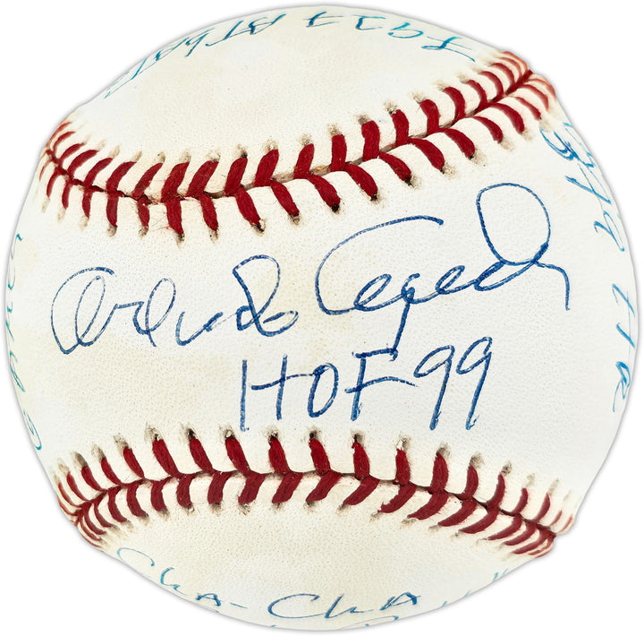 Orlando Cepeda Auto NL Statball Baseball Giants 16 Inscriptions #/1000 Beckett