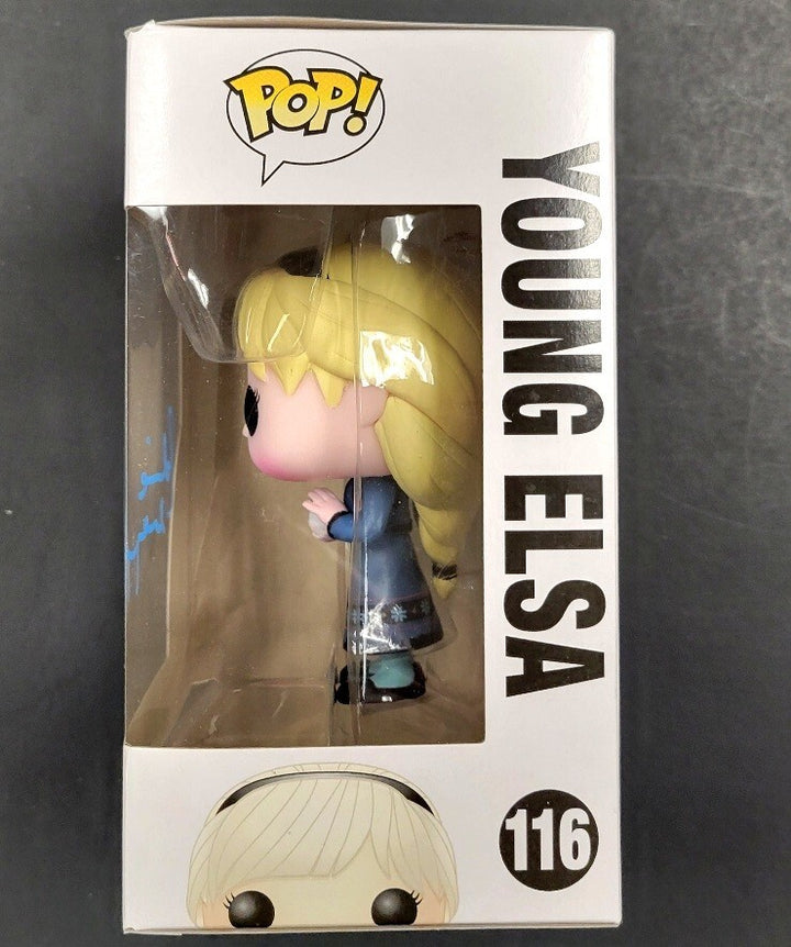 Idina Menzel signed Disney Frozen Young Elsa Funko Pop! autograph ~ PSA/DNA COA