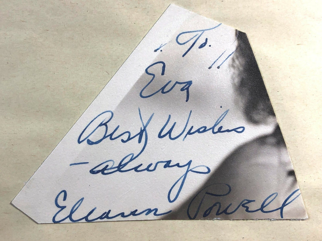 Eleanor Powell Hand Signed Album Page Cut JSA COA Autograph Born To Dance
