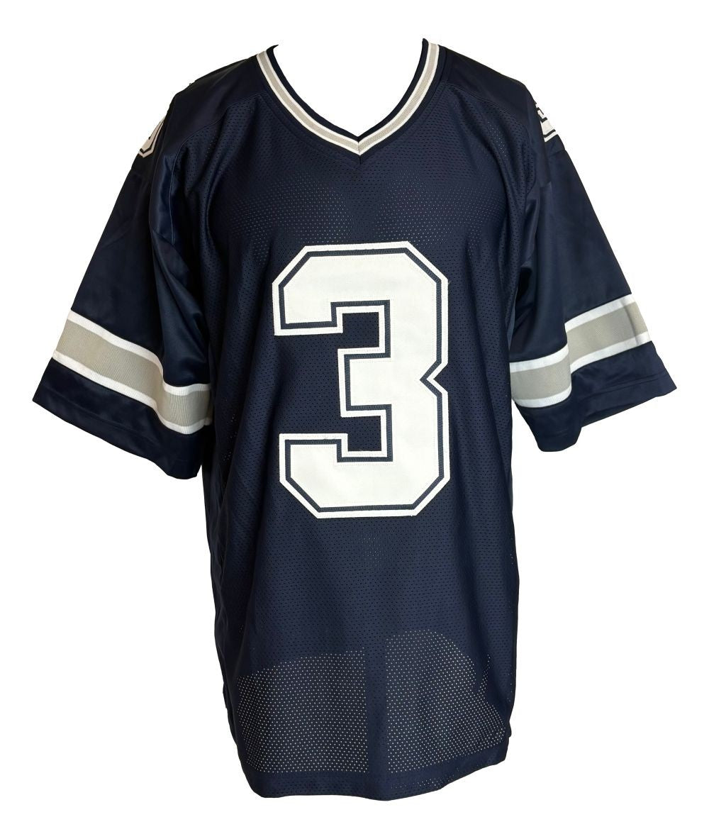 George Pickens Dallas Signed Navy Football Jersey JSA QR