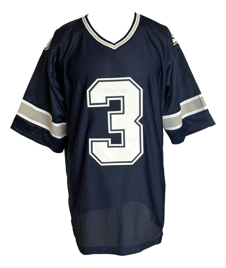 George Pickens Dallas Signed Navy Football Jersey JSA QR