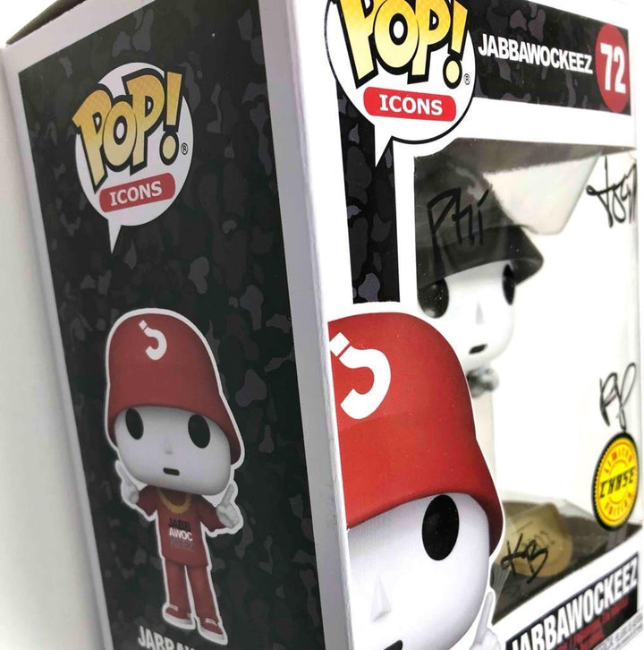 Jabbawockeez authentic signed Funko Pop CHASE vinyl figure #72 w/ 4 autographs