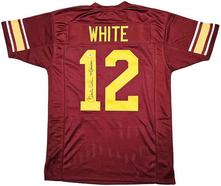 USC Trojans Charles White Autographed Signed Maroon Jersey "79 Heisman" PSA/DNA