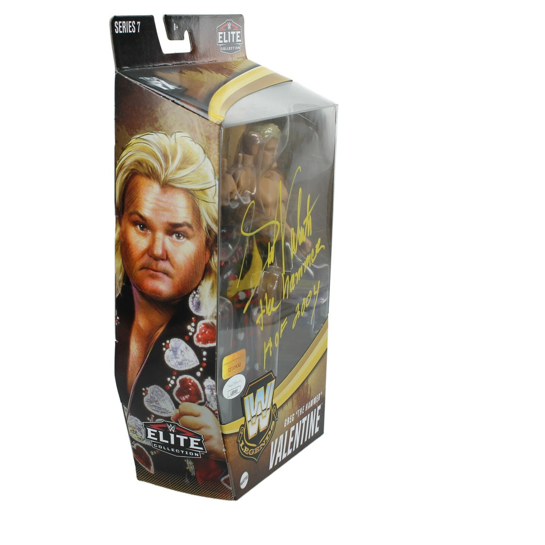 Greg Valentine Autographed WWE Mattel Elite Legends Series 7 Action Figure JSA
