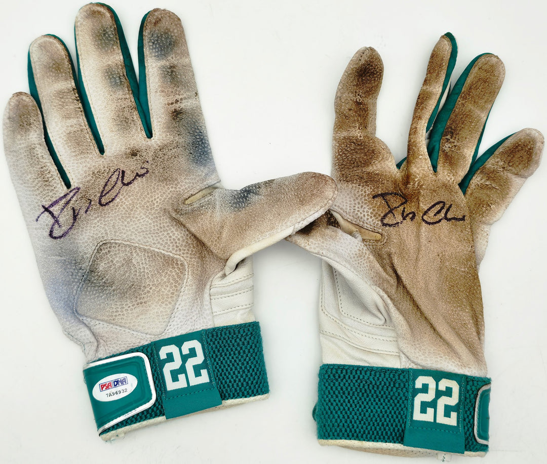 Robinson Cano Signed 2014 Nike Game Used Batting Gloves Mariners PSA/DNA