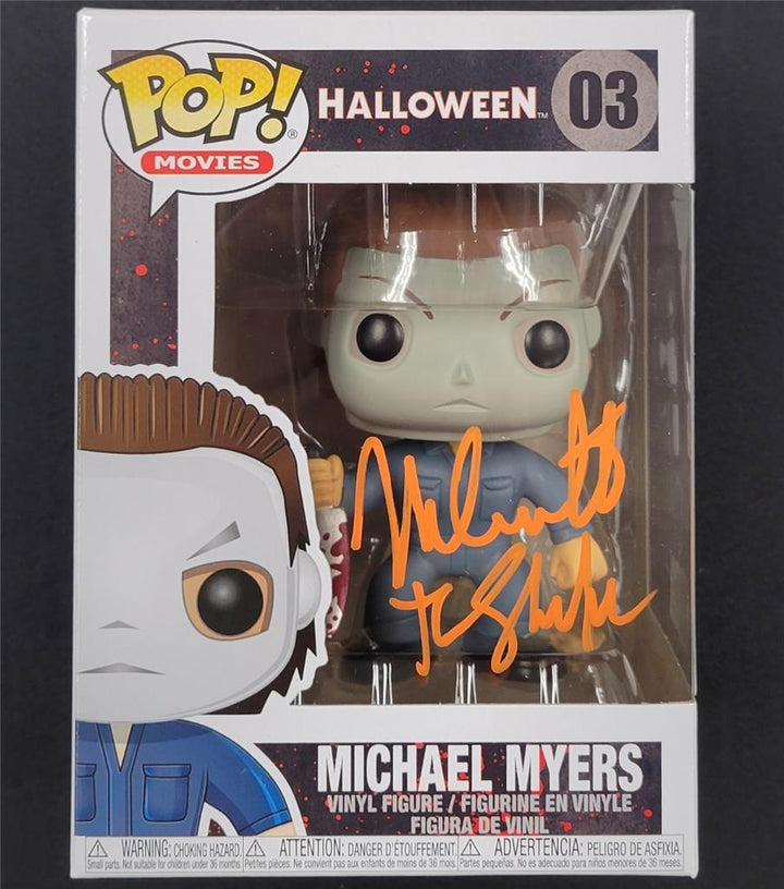 Nick Castle signed Michael Myers Halloween Funko Pop autograph Beckett BAS