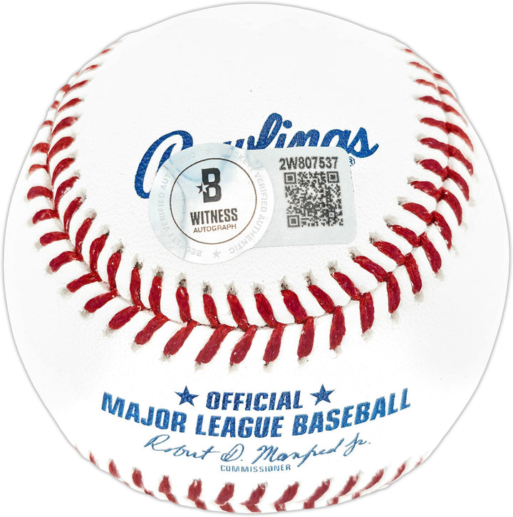 Dwight "Doc" Gooden Signed Official MLB Baseball Mets "Dr K" Beckett Witness