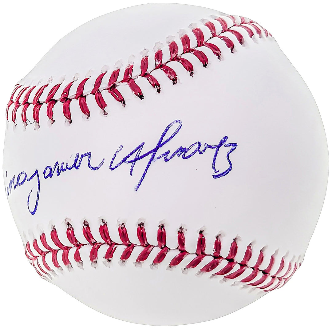 Francisco Alvarez Auto Signed MLB Baseball New York Mets Full Name Beckett Wit