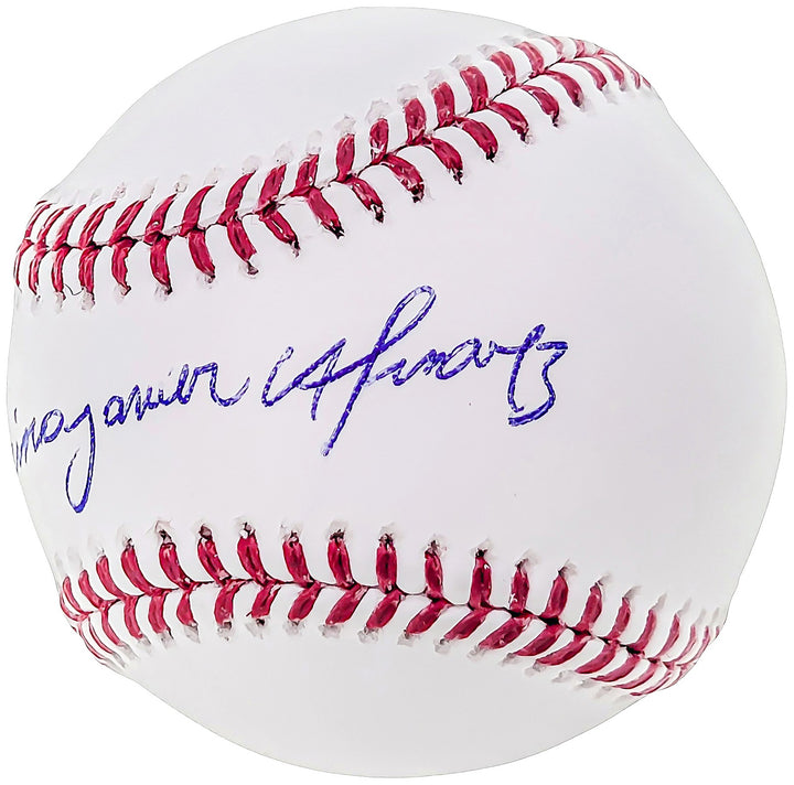Francisco Alvarez Auto Signed MLB Baseball New York Mets Full Name Beckett Wit