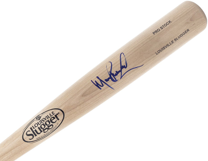 Manny Ramirez Signed Blonde L Slugger Pro Stock Baseball Bat Red Sox Beckett Wit