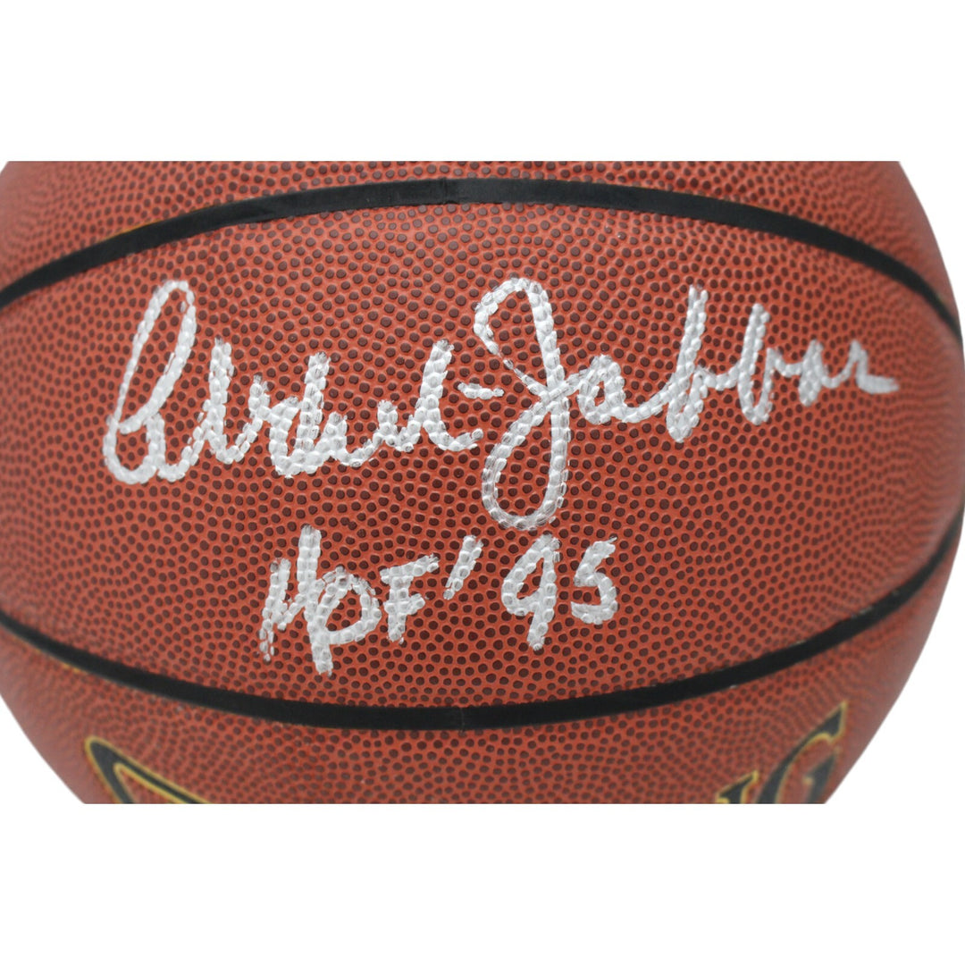 Kareem Abdul-Jabbar Aurographed Los Angeles Lakers Basketball HOF Beckett 47389