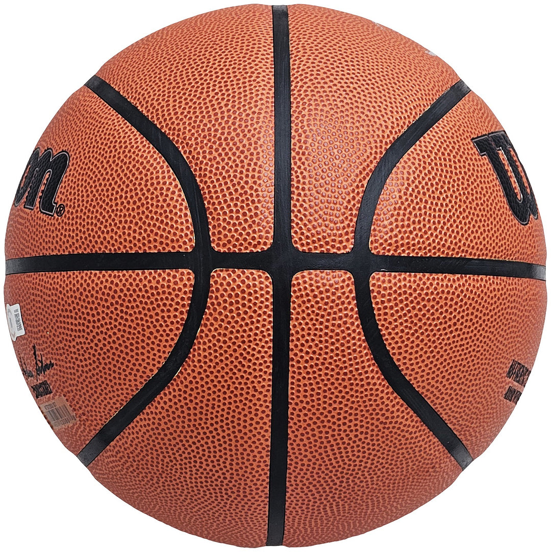 Patrick Ewing Signed Authentic Indoor/Outdoor Basketball Knicks Beckett Witness