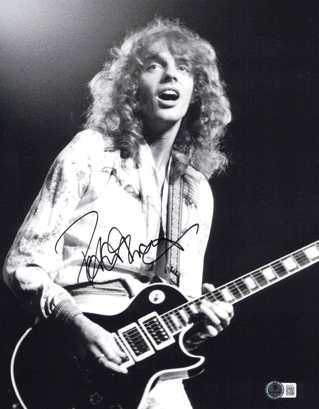 Peter Frampton Autographed Signed 11x14 Photo Beckett BAS QR #AE31952