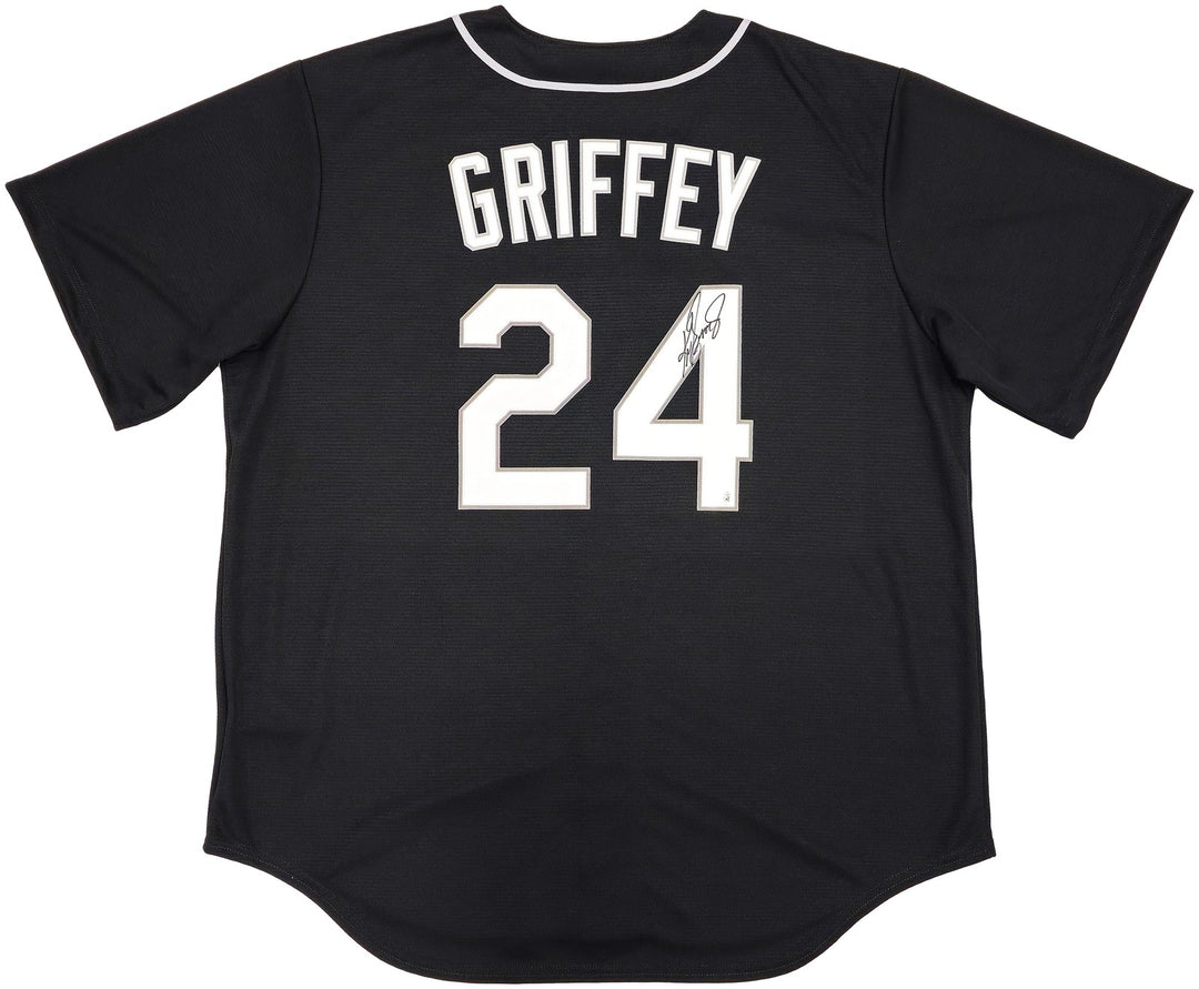 Seattle Mariners Ken Griffey Jr. Signed Black Nike Jersey Size XL Beckett Wit