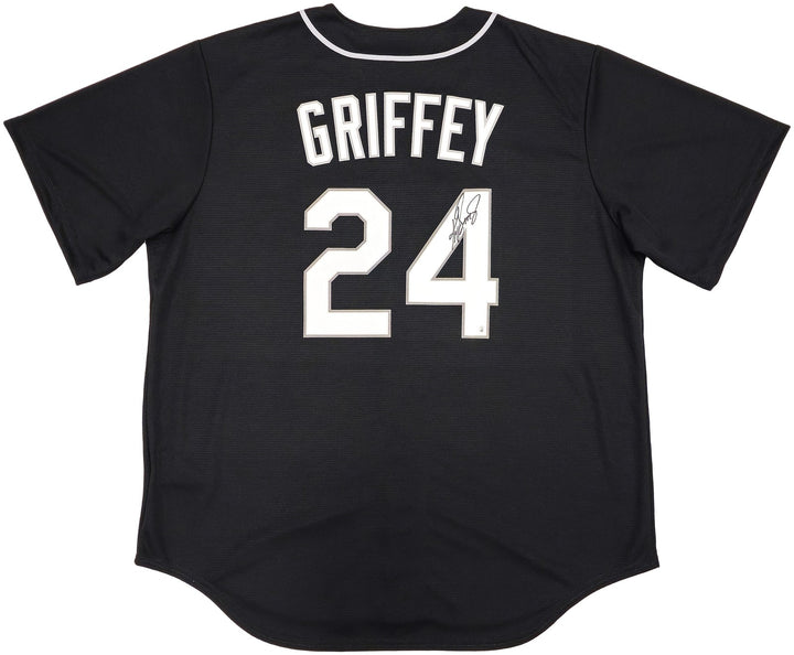 Seattle Mariners Ken Griffey Jr. Signed Black Nike Jersey Size XL Beckett Wit